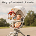 Ocean Crib Mobile with Hanging Plush Toys and Mirror for Nursery