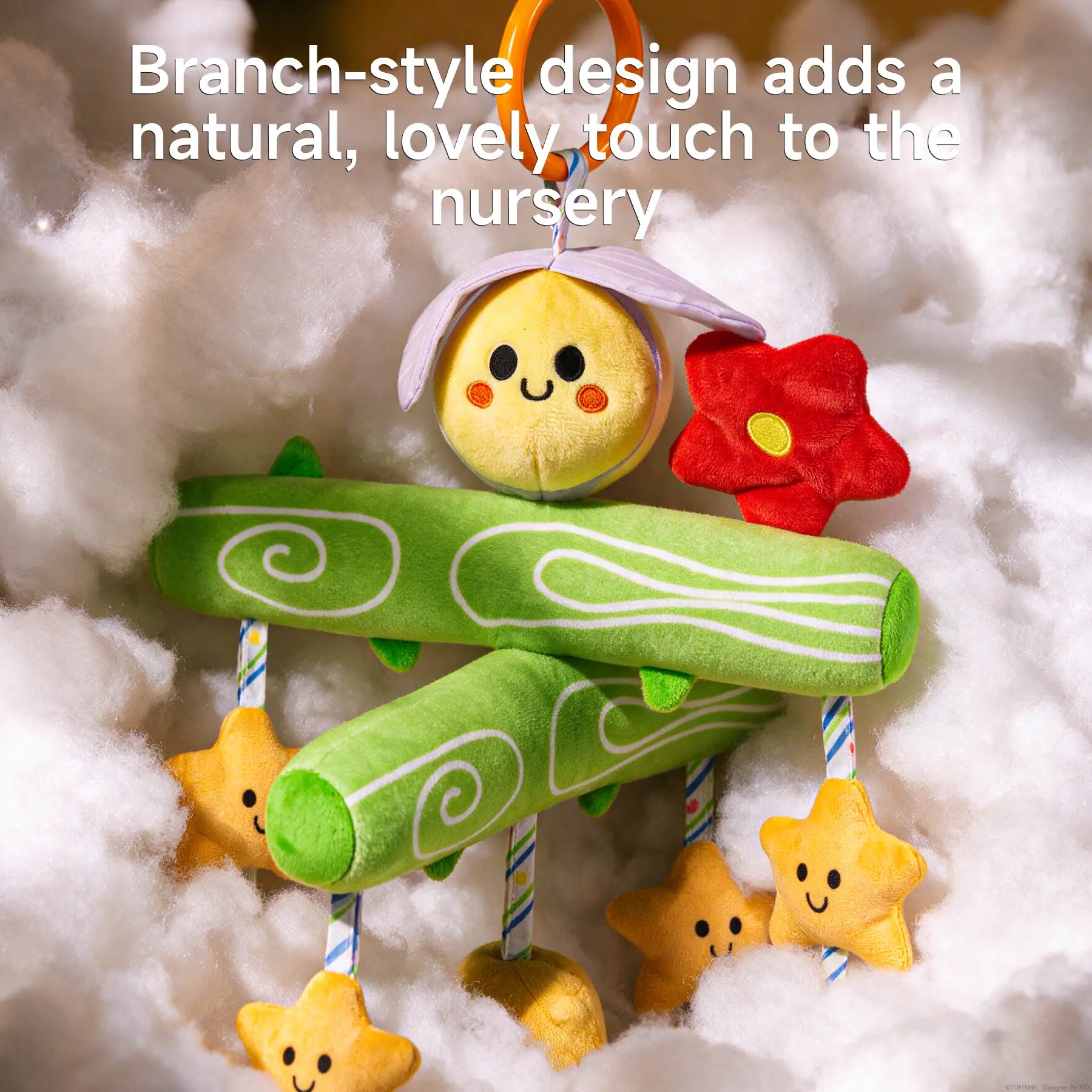 Tumama Kids Multi-Fit Cot Mobile with Music & Star Projection Light (Bluetooth function)