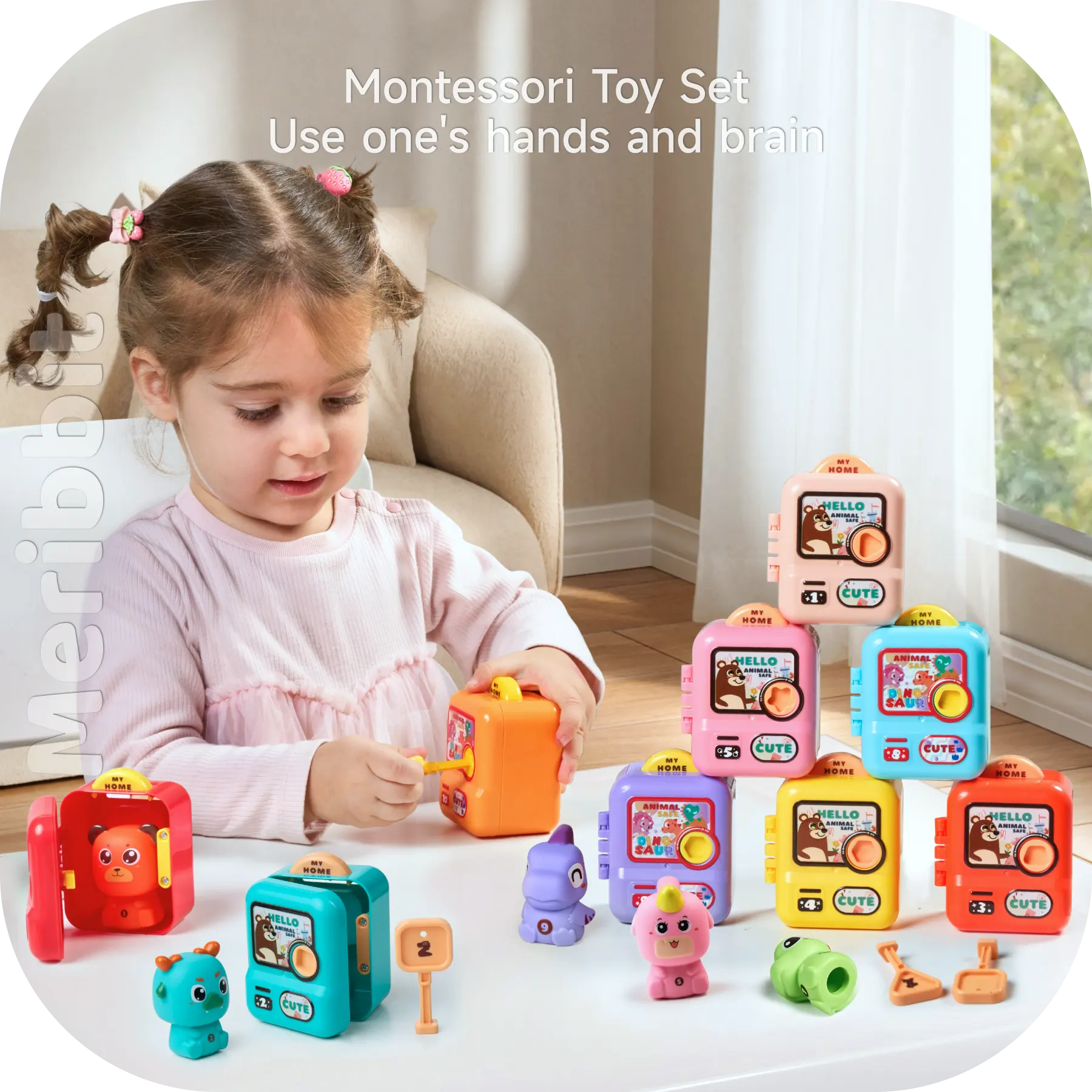 MDINGTD Montessori Toys for Toddlers, Newest Dinosaur Themes Busy Book for Mdingtd Kids Toys Montessori Toys For Toddlers Unicorns Gifts