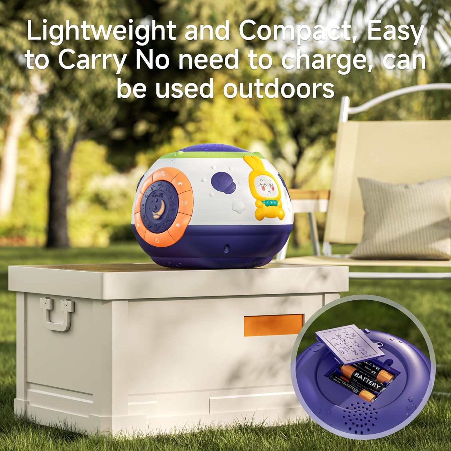 Baby Night Light Projector with Music Sound Machine & White Noise