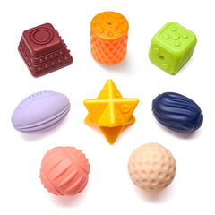 BPA-Free Teething Toys - Soft Sensory Balls for Infants