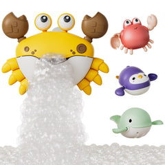 Toddler Bath Toys with Bubbles - Crab Bath Bubble Maker Machine (Music Function)