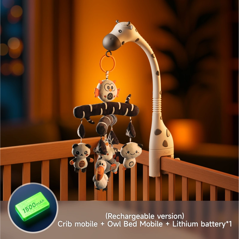 Tumama Kids Multi-Fit Cot Mobile with Music & Star Projection Light (Bluetooth function)