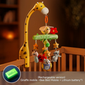 Tumama Kids Multi-Fit Cot Mobile with Music & Star Projection Light (Bluetooth function)