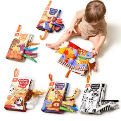 Infant Crinkle Book for Early Development & Interactive Play