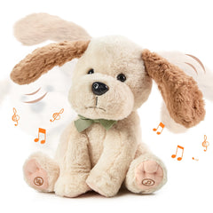 TUMAMA Interactive Singing and Talking Puppy Stuffed Animal Toy