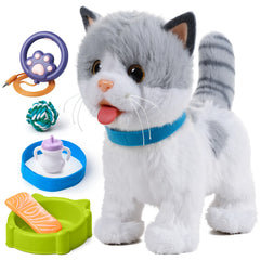 Toy Cat that Walks and Meows - Perfect Gift for Kids