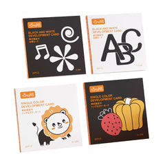 Black and white High Contrast Flash Cards Set (80pcs)