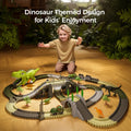 Dinosaur Themed Toys Race Track Set for Kids