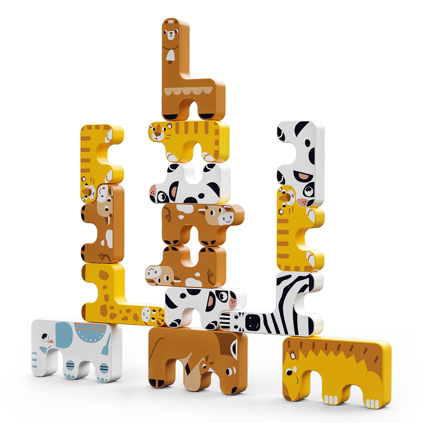 Forest Animals Montessori Stacking Toy