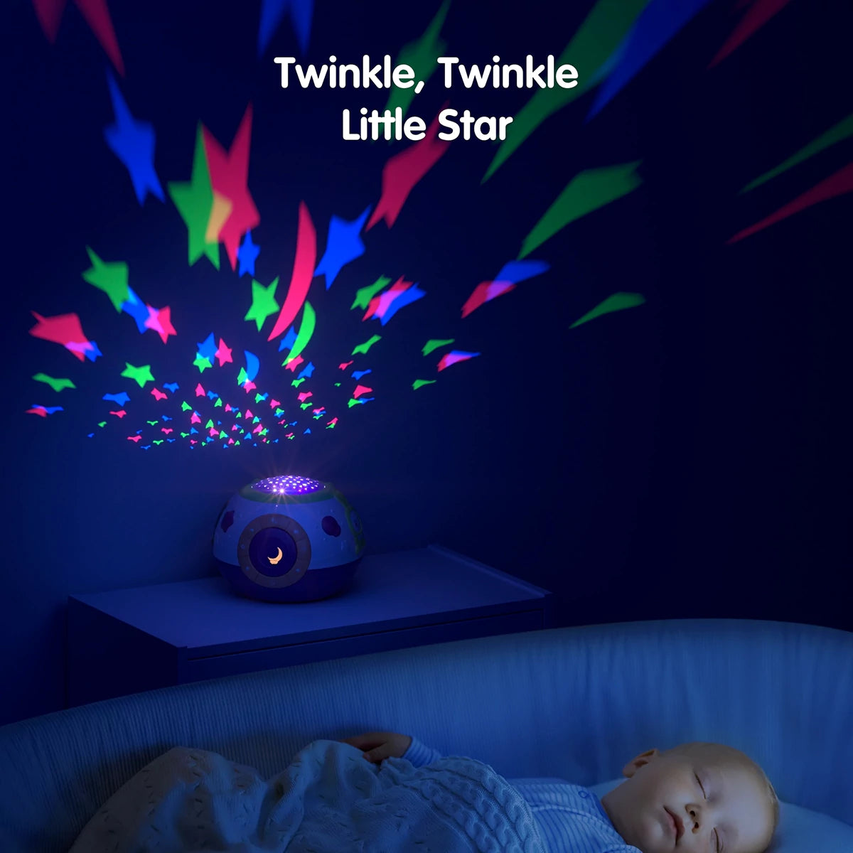 Baby Night Light Projector with Music Sound Machine & White Noise