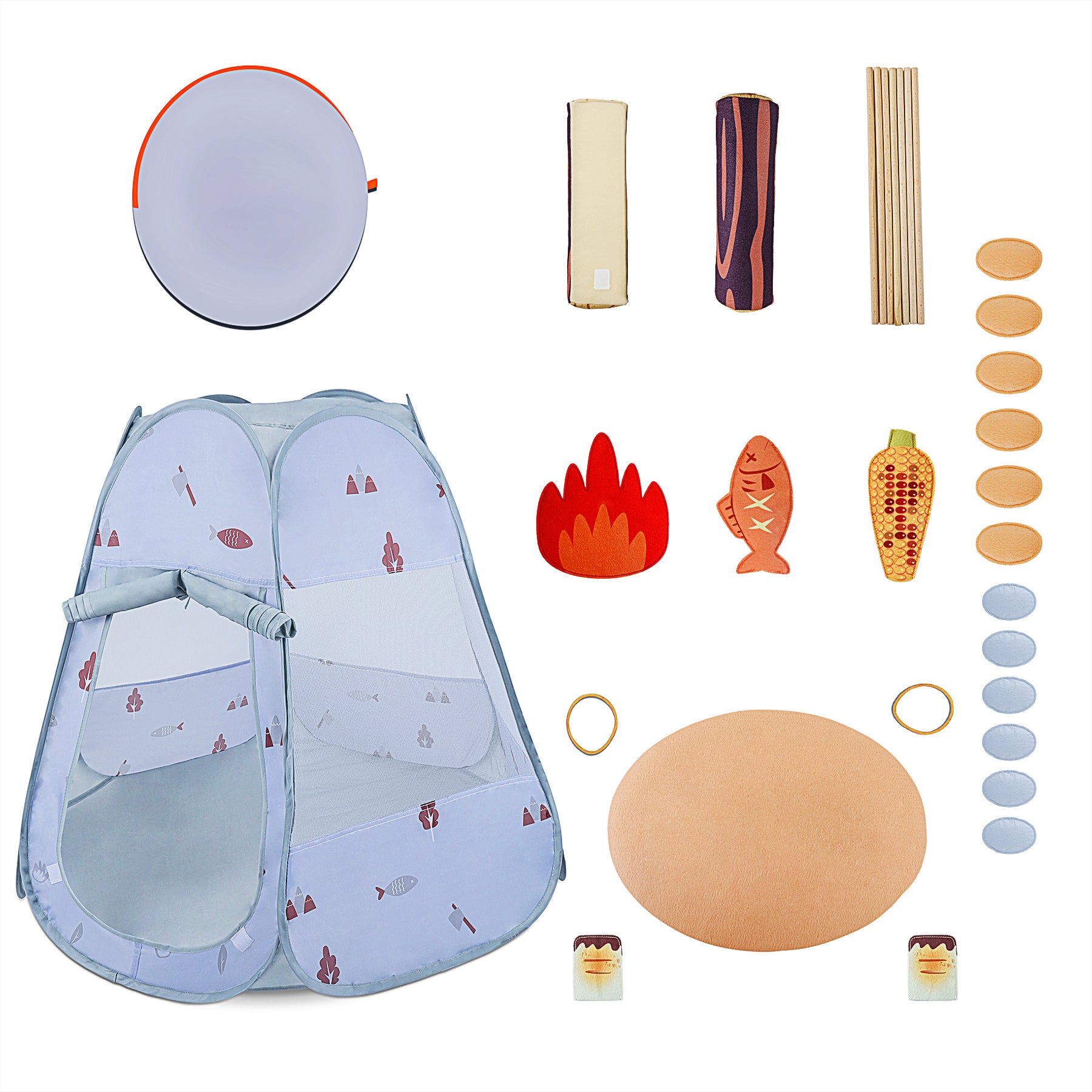 Kids Camping Role Play Costume Set - Pretend Play Toy