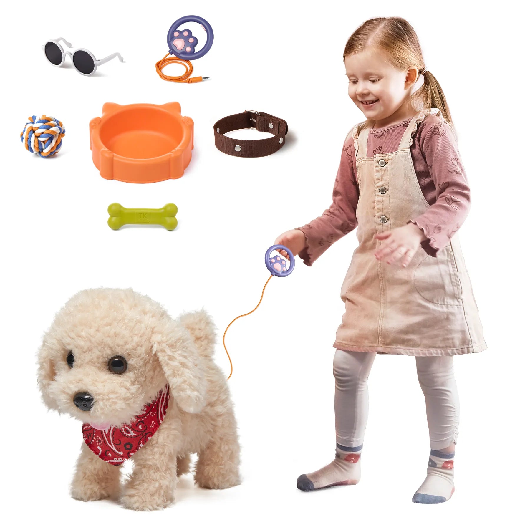 Walking dog toy remoted voice control electronic pet Tumama Kids