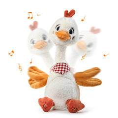 Talking & Dancing Duck Toy - Sings, Records, Repeats, Twists Neck, Flaps Wings