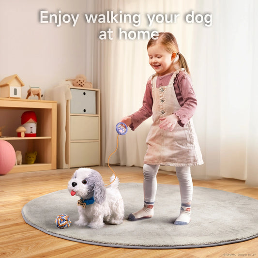 Interactive Realistic Toy Dog that Walks and Barks