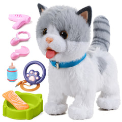 Toy Cat that Walks and Meows - Perfect Gift for Kids