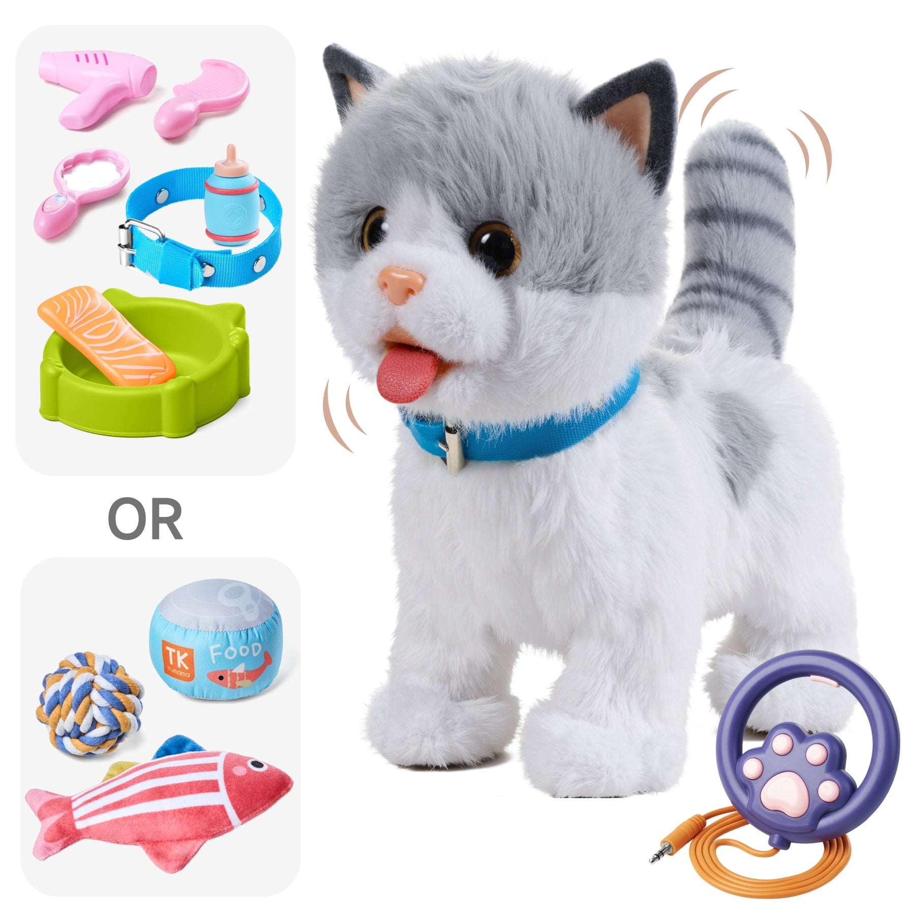Toy Cat that Walks and Meows - Perfect Gift for Kids