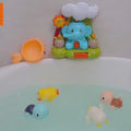 Tumama Kids Interactive Baby & Toddler Waterfall Bath Toy Set that Stick to the Wall