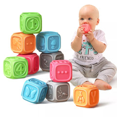 Soft Blocks Stacking Toy for Infants – Safe & BPA-Free