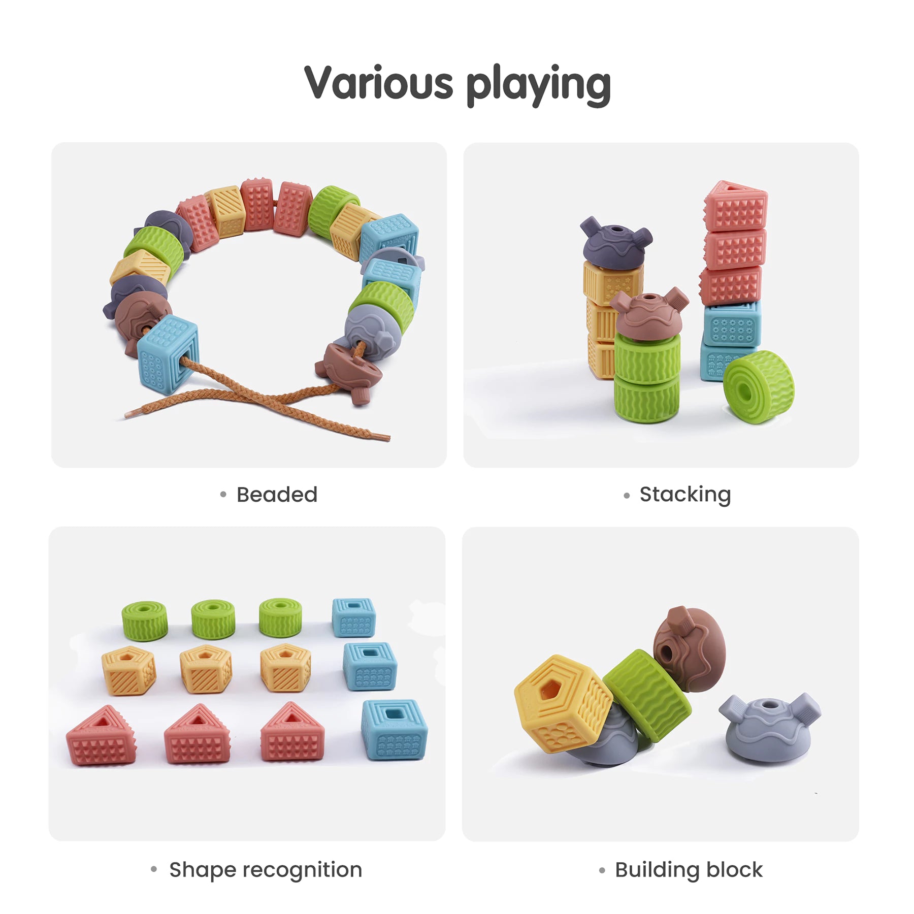 Creative play with soft building blocks for young learners